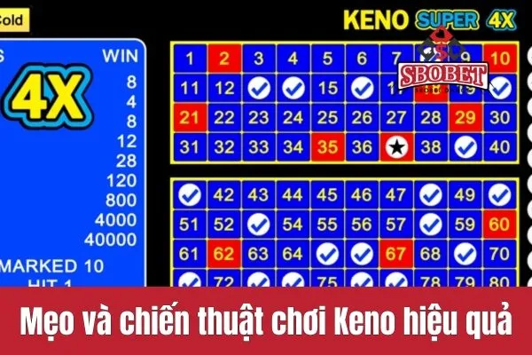 Mẹo và chiến thuật chơi Keno hiệu quả