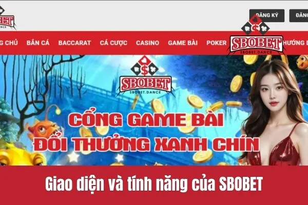 Giao diện và tính năng của SBOBET